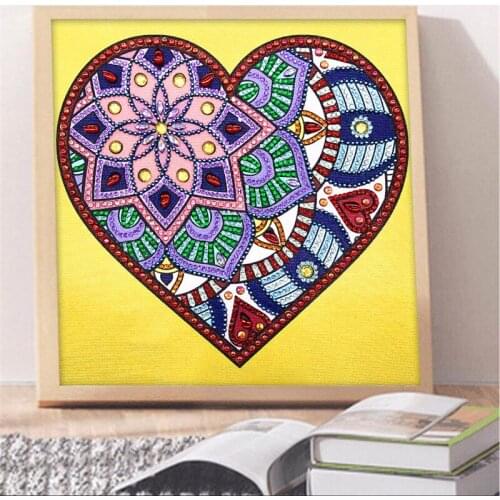 5D DIY Diamond Painting Special Diamond Flower Love Diamond Embroidery Sticker Mosaic Home Decor