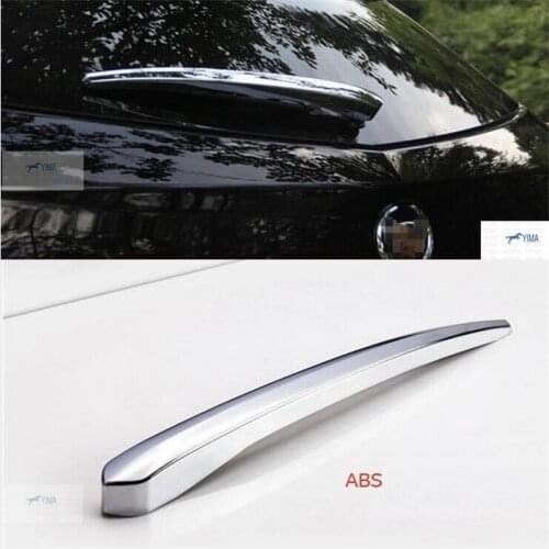 Yimaautotrims Auto Accessory Rear Windshield Window Windscreen Rain Wiper Cover Trim For Cadillac SRX 2011 - 2014 ABS