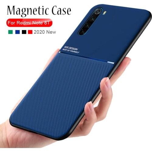 Redmi note 8t case magnetic car holder phone case for xiaomi redmi note 8 pro 8a 8t t8 note8t not 8 t matte shockproof cover