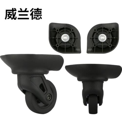 Luggage Bags Replacement New Casters Accessories Makeup Trolley Luggage Case Universal Wheels A Set of High-quality Black Caster