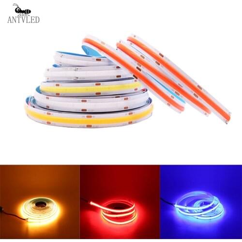 COB LED Strip Light High Density Flexible FOB 384/528 LEDs/m Led Lights Tape ,Nature White/Warm White/White