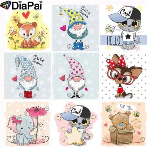 DIAPAI Full Square/Round Drill 5D DIY Diamond Painting "Cartoon animal" 3D Embroidery Cross Stitch 5D Decor Gift