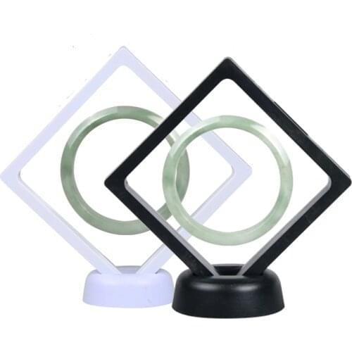 4.33*4.33inch Jewelry Display Bracelet Display Ring Earring Ancient Coin Display Box Stand Jewelry Storage Case 3D Display