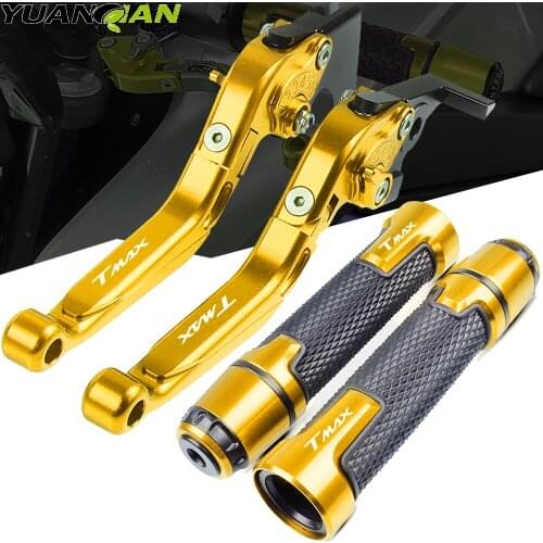 For YAMAHA TMAX T-MAX 530 500 560 TMAX500 TMAX530 SX DX 2015 2016 2017 2018 2019 Motorcycle Brake Clutch Lever Handbar Ends