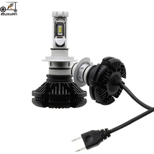 FUXUXAN ZES Chip H7 Led Auto Headlights Led H4 H1 9005 9006 H27 880 H11 led 50W 6000K 12000ML Car Front Bulb Fog Light