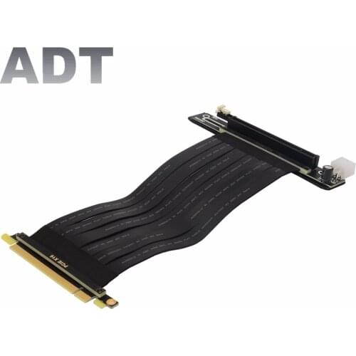 Riser X16 To X16 PCIe 3.0 Graphics Card Riser Extension Cable with 6Pin Power Connector for RTX 3060 Server Mining Bitcoin