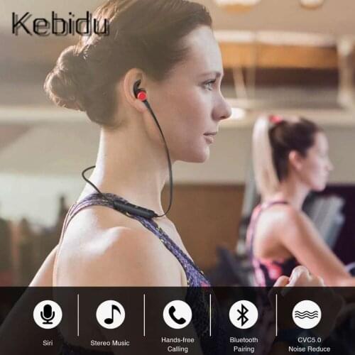 Kebidu Sports Wireless Earphone Bluetooth V4.1 Bluetooth Earphone for Mobile Phone
