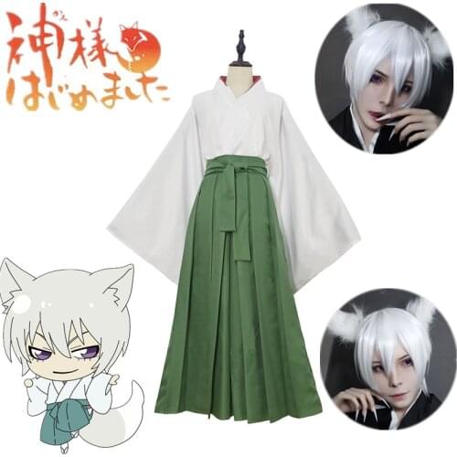 Kamisama Kiss Hajimemashita Love Mizuki Cosplay Costume Kimono Halloween Unisex Costumes cosplay wigs