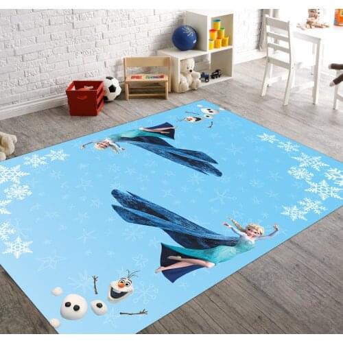 Elsa Olaf Patterned Carpet ,Non Slip Floor Carpet,Teens Carpet,Kids Carpet,Turkish Rug
