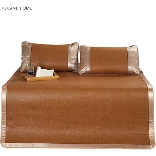 Summer natural rattan mattressThicker floor Skin-friendly Cold Foldable mat King Queen Twin Full Size Tatami