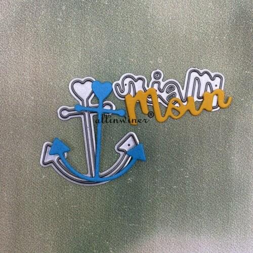 Anchor decoration Metal Cutting Dies for DIY Scrapbooking Album Paper Cards Decorative Crafts Embossing Die Cuts