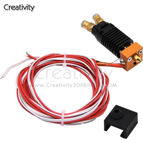 Upgrade 2 In 1 Out Hotend Kit Dual Color Extruder J-head 1.75MM Filament CR10 Block 3D Printer Parts For CR10/CR-10S Ender 3/S
