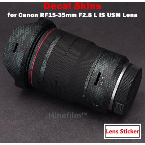 RF15-35F2.8 Premium Decal Skin for Canon RF 15-35mm F2.8 L IS USM Lens Protector Anti-scratch Cover Film Wrap Sticker