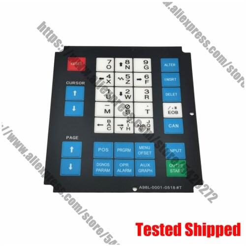 New FANUC A98L-0001-0518#T A98L-0001-0518#M02 button mask