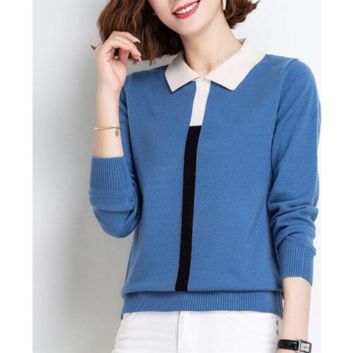 2020 Autumn Women Pullover Sweaters Loose Casual Office Pull Jumpers Female Fall Sweaters Winter Tops Outerwear Sweaters