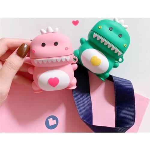 Cute Soft Wireless Earphone Case For AirPods 1 2 Silicone Charging Headphones Case For airpods Pro Protective Cover accessories