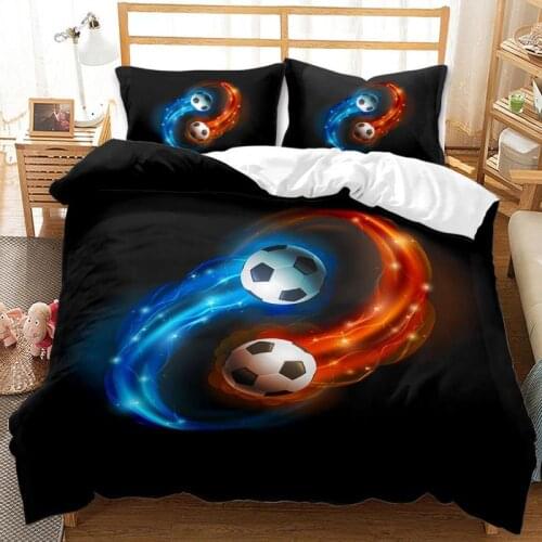 Sports Football Can Be Customized Digital 3D Printing Duvet Cover Home Textile 2/3 Piece Large Bedding 3d Bedding