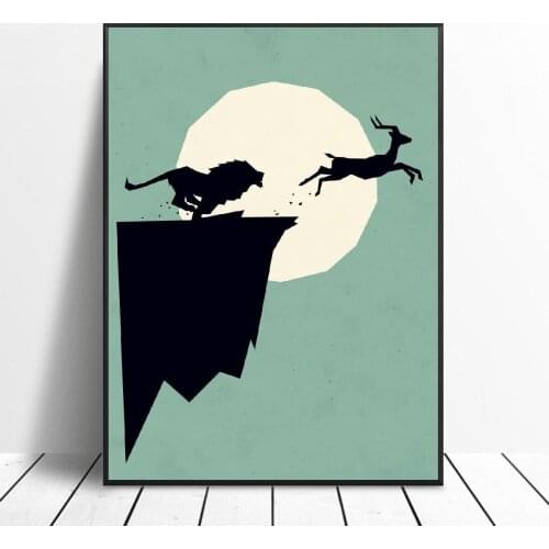 Take a leap Art Canvas Poster Home Decoration Painting No Frame