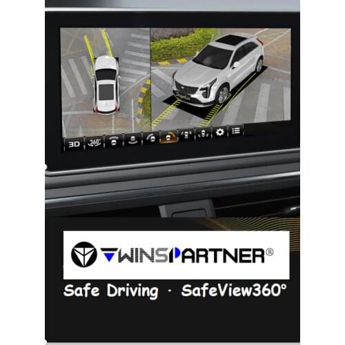 TWINSPARTNER 360 Camera 3D HD Car Around view Monitor Parking Surround View System Bird View Panorama System DVR In view of 360