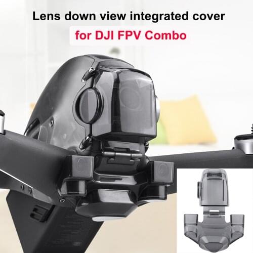Lens Down View Integrated Cover for DJI FPV Combo Down-Visual Camera Protective Lens Cap Gimbal Camera Mount Holder Accessory