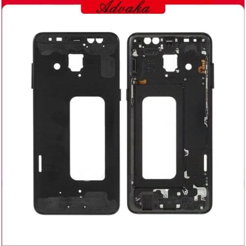 For Samsung A730 Middle Frame Plate Bezel Housing Cover Replacement parts For Samsung Galaxy A8 Plus A730 A730F Frame Cover