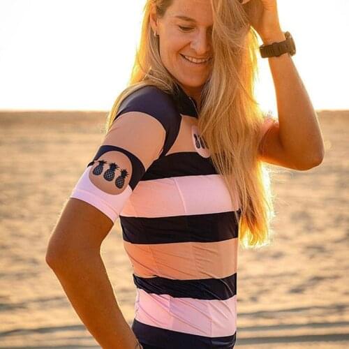 Trespinas Short sleeve shirts womens quick dry Jersey bib shorts summer cycling Jersey pro aero maillot outdoor Run Sports kit