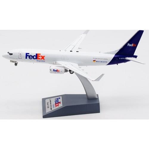 1:200 Scale B737-800 G-NPTD Planes Model Airplanes FedEx Cargo Airlines Alloy Aircraft Plane collectible model collection