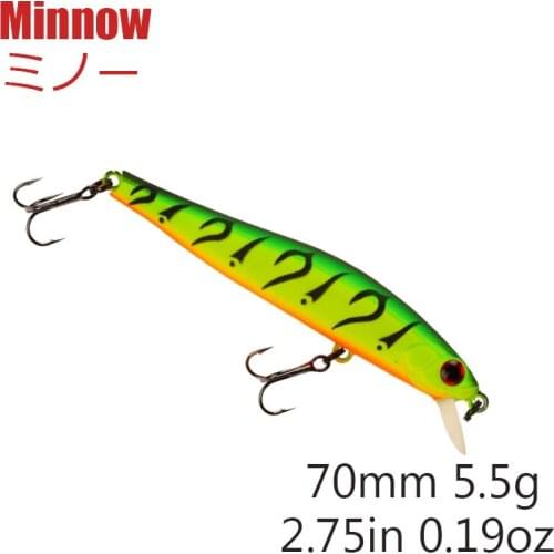 1pcs New Japan Fishing Lure 70mm 5.5g Jerkbait Fishing Lure Swim Hard Bait Fish Artificial Baits Minnow Fishing Wobbler Pesca