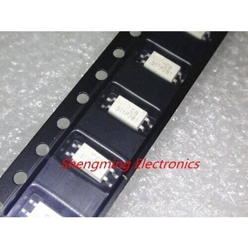 100PCS TLP281-1GB TLP281 P281 SOP-4 optocoupler