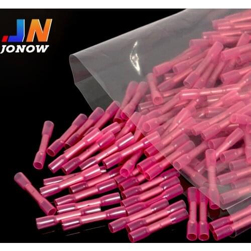 150PCS Heat Shrink Butt Connectors Waterproof Insulated Crimping Connector Terminals Electrical Splice Wire Cable Crimp Kit