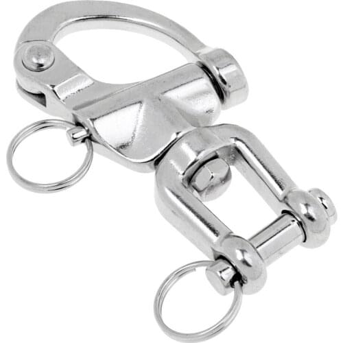 2pcs Stainless Steel Swivel Shackle Hook For Boat Kayak Yacht