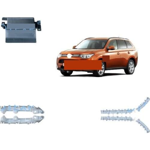 2013-2016 Hood Lock Cover for Outlander Front Bumper Support for Airtrek Rear Bumper Bracket Plastic Support Plastic Cover