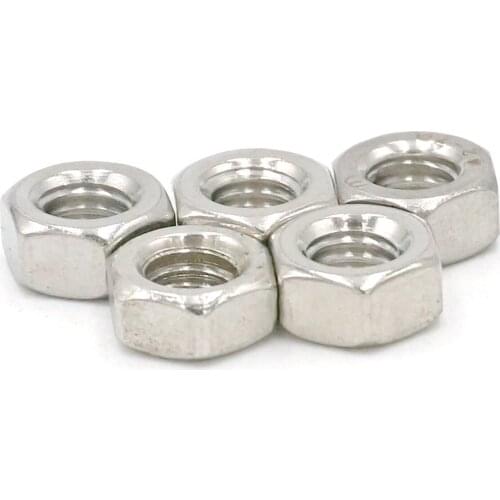 50PCS #4-40 Stainless Steel US Standard Nut Hex Socket Cap Furniture Fastener