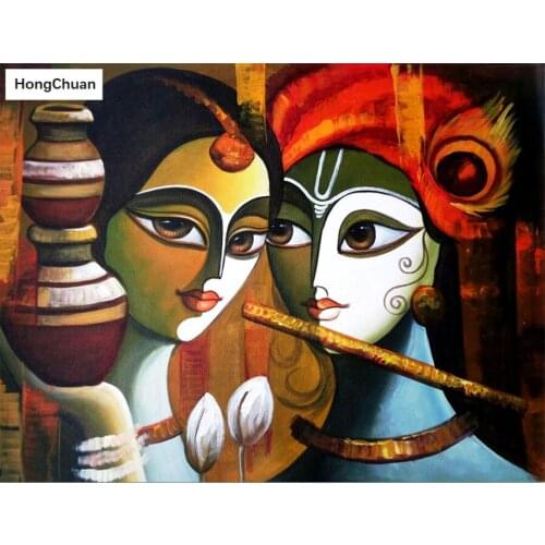 Abstract Girl DIY 5D Square/Round Diamond Embroidery Mural Diamond Painting Cross Stitch Mosaic Home Decoration Mural Gift