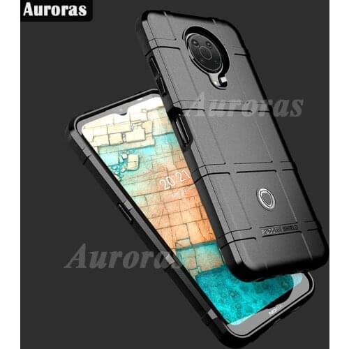 Auroras Armor Case For Nokia G10 Military Protect Rugged Shield Silicone Cover For Nokia G20 Cover