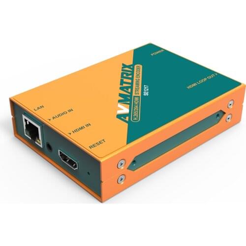 AVMATRIX SE1217 H.265/264 HDMI Streaming Encoder for youtube twitch facebook periscope niconico live stream