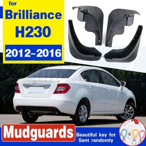 For brilliance h230 2012-2016 2013 2014 2015 Mudflaps Splash Guards Mud Flap Front Rear Mudguards Fender Molded Mud Flaps