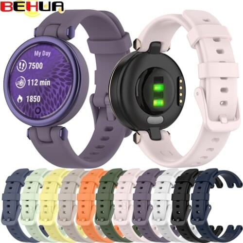 Elegant Silicone Band Strap for Garmin Lily Smartwatch Women’s Fitness Bracelet Replacement Watchband Wristband Accessories Belt