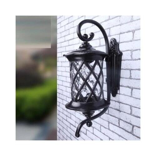 European LED lamp Aluminum Wall Outdoor Wall Sconce Lighting Waterproof Garden Wall Light Fixtures Porch Lights Lamparas Para