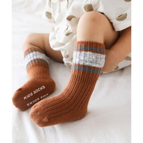 3 pairs/lot kids socks girls non-slip knee high socks for boys knee socks baby knee high socks girls warm winter socks baby