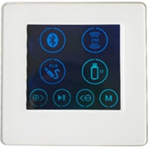 Hot 4 Inch Embedded Hotel Family Smart Home Background Music Player Host Controller Amplifier Press Screen H86B
