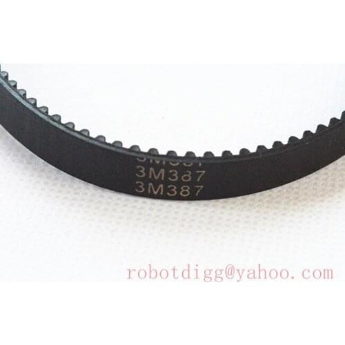HTD 3M, Timing Belt, Closed-loop, 387mm length, 129 teeth, 6mm width