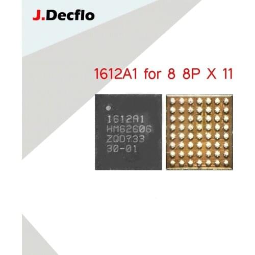 JDecflo 2-50pcs/lot 100% Original New IC Hydra 1612A1 U2 U6300 USB Charging IC 56Pins For iPhone 8 X XSMAX XR 11 11Pro Max