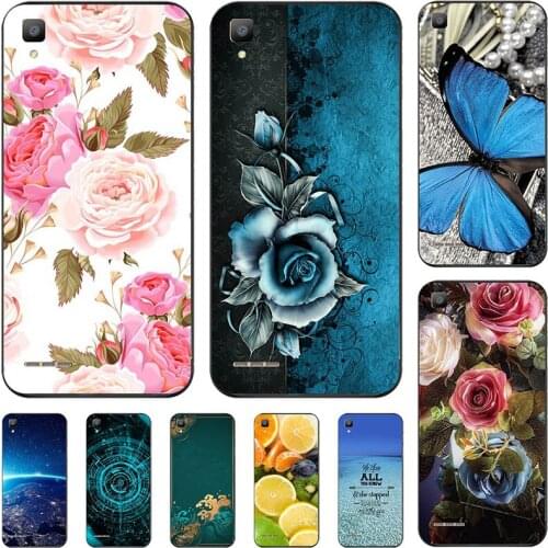 Fashion Flower Case For OPPO A53 2015 A53M A53T A53C Cover Soft Silicone Cat Printing Capa Back Coque