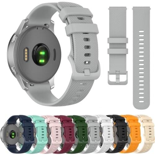 Soft Band for Garmin Vivoactive 4s Watch Bands 18mm Silicone Replacement Wristbands Straps for Garmin Vivomove 3S/Garminmove 3S