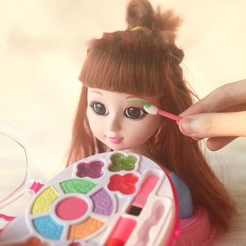 Baby Girls Makeup toy set Childrens hair style Birthday Gifts Toys Princess Girls Toys 3-7 Years Old