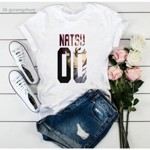 Newly women t-shirt interesting Fairy Tail Natsu 00 Magnet jersey print camiseta mujer tops 90s tshirt femme highquality clothes