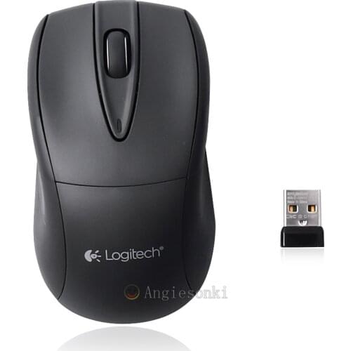 New Logitech Wireless Mouse M525 M525-C Mice wireless receiver for PC/Mac- Black
