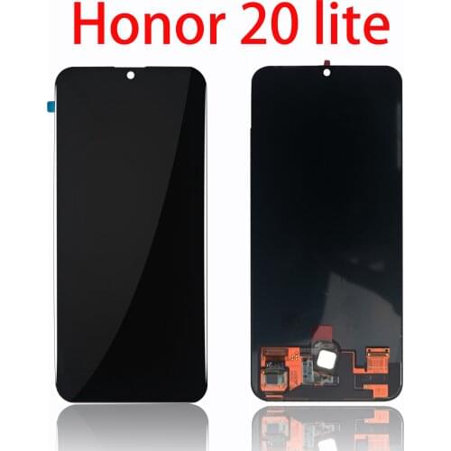 Original Black 6.3inch For Huawei Honor 20 lite (Youth Edition) LRA-AL00 LRA-TL00 LCD Display Touch Screen Digitizer Assembly