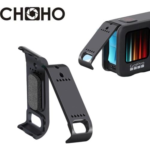 For GoPro 9 Rechargeable Side Cover Case Replacement Battery Lid Door Cover Can For Go Pro Hero 9 Black Sport Camera Accessories